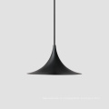 Post modern Chandelier E27 черные алюминиевые потолочные светильники светодиодные подвесные светильники для столовой